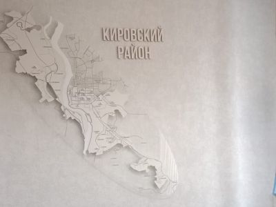 Карта Кировского района