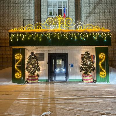 Новогоднее оформление для Администрации Томского Района