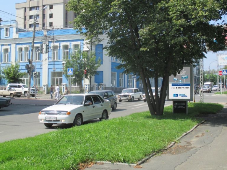 пр.Ленина, 3 (аллея) пересечение с ул.Ползунова