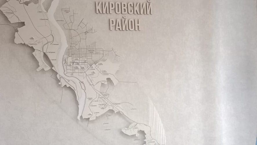Карта Кировского района