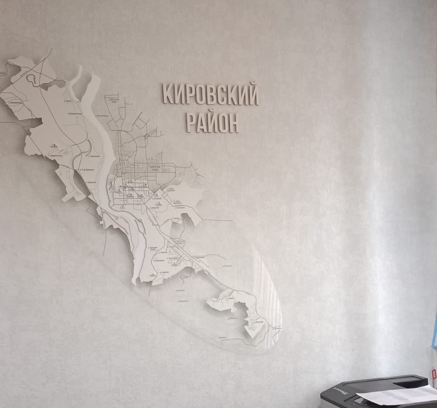 Интерьерная карта района Томска